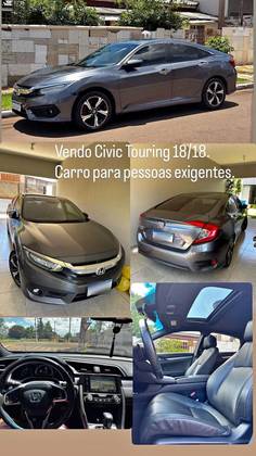 HONDA CIVIC 1.5 16V TURBO GASOLINA TOURING 4P CVT